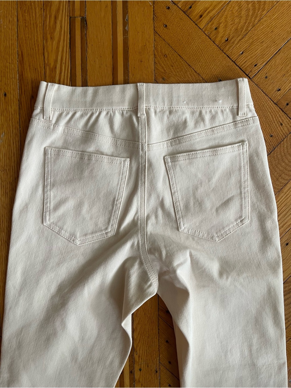 Uniqlo XS Cream Stretch Skinny Jeans High Rise 24 25 - Picture 3 of 10